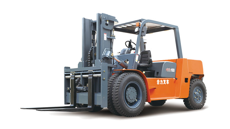 Xe nâng 10 tấn chui container