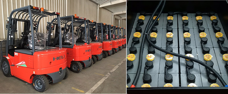 xe nâng 3 tấn chạy điện Heli