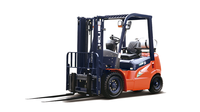 xe nâng chạy gas xăng heli