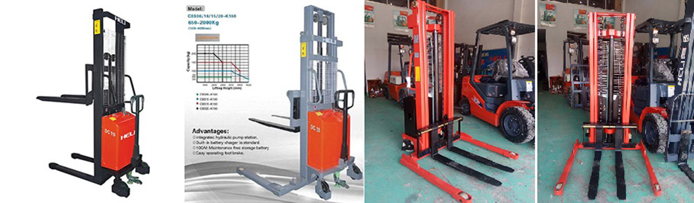 xe nâng điện 1.5 tấn bán tự động