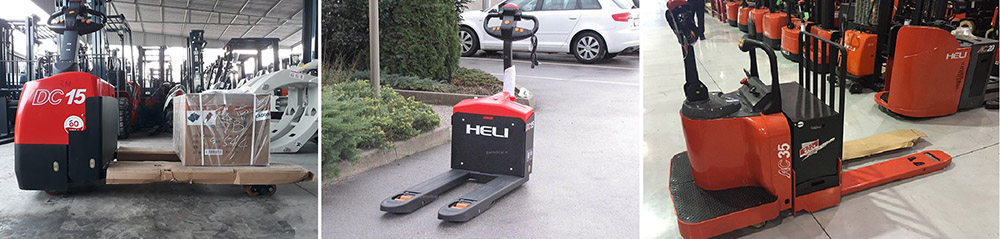 xe nâng điện 1.5 tấn mini