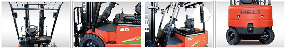 xe nâng điện 3 tấn ngồi lái