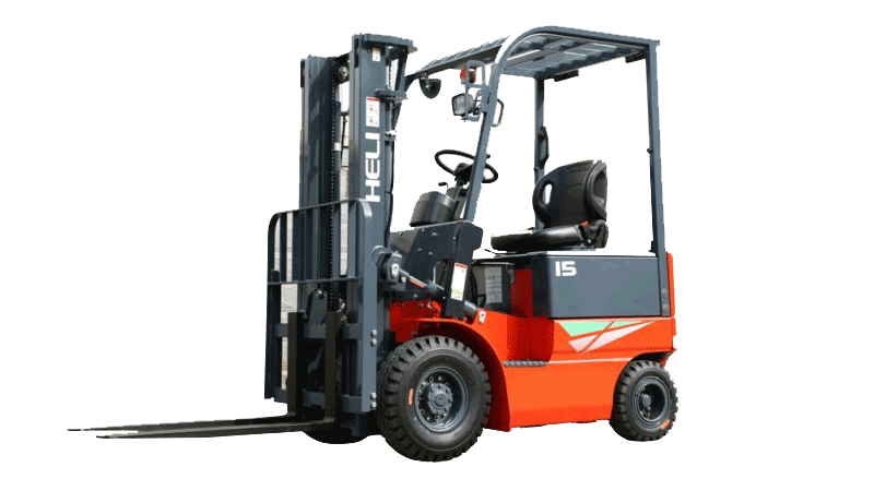 xe nâng điện ngồi lái 1 tấn