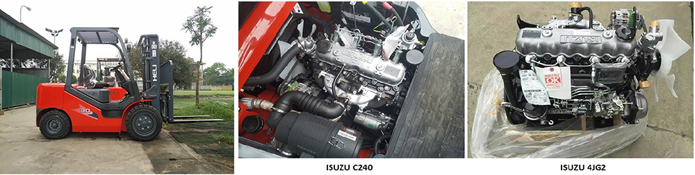 xe nâng động cơ Nhật Bản