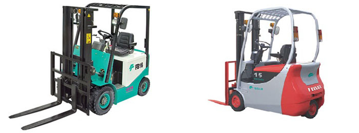 xe nâng hàng feeler chạy điện