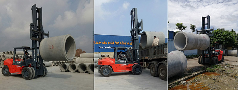 Xe nâng hàng HELI 10 tấn