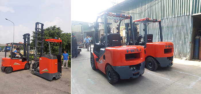 xe nâng hàng heli tại Tây Ninh