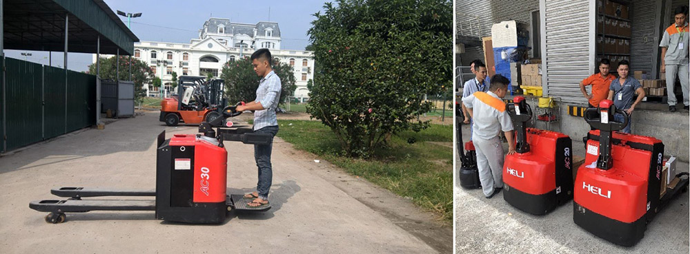 Xe nâng Heli tại Dầu Tiếng