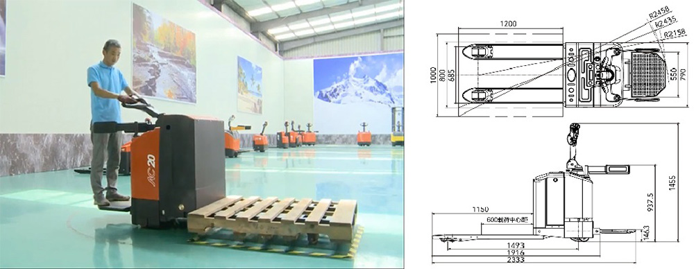 xe nâng nhà kho Heli CBD30-460